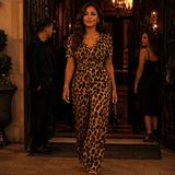 Florenza – Women's Cinched-Waist Leopard Jumpsuit