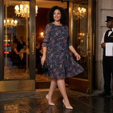 Floressa – Women's Tiered Chiffon Paisley Midi Dress