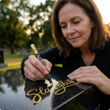 StoneTouch – Weatherproof Gold Marker for Headstones
