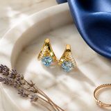 Lunavia – V-Frame Heart Earrings