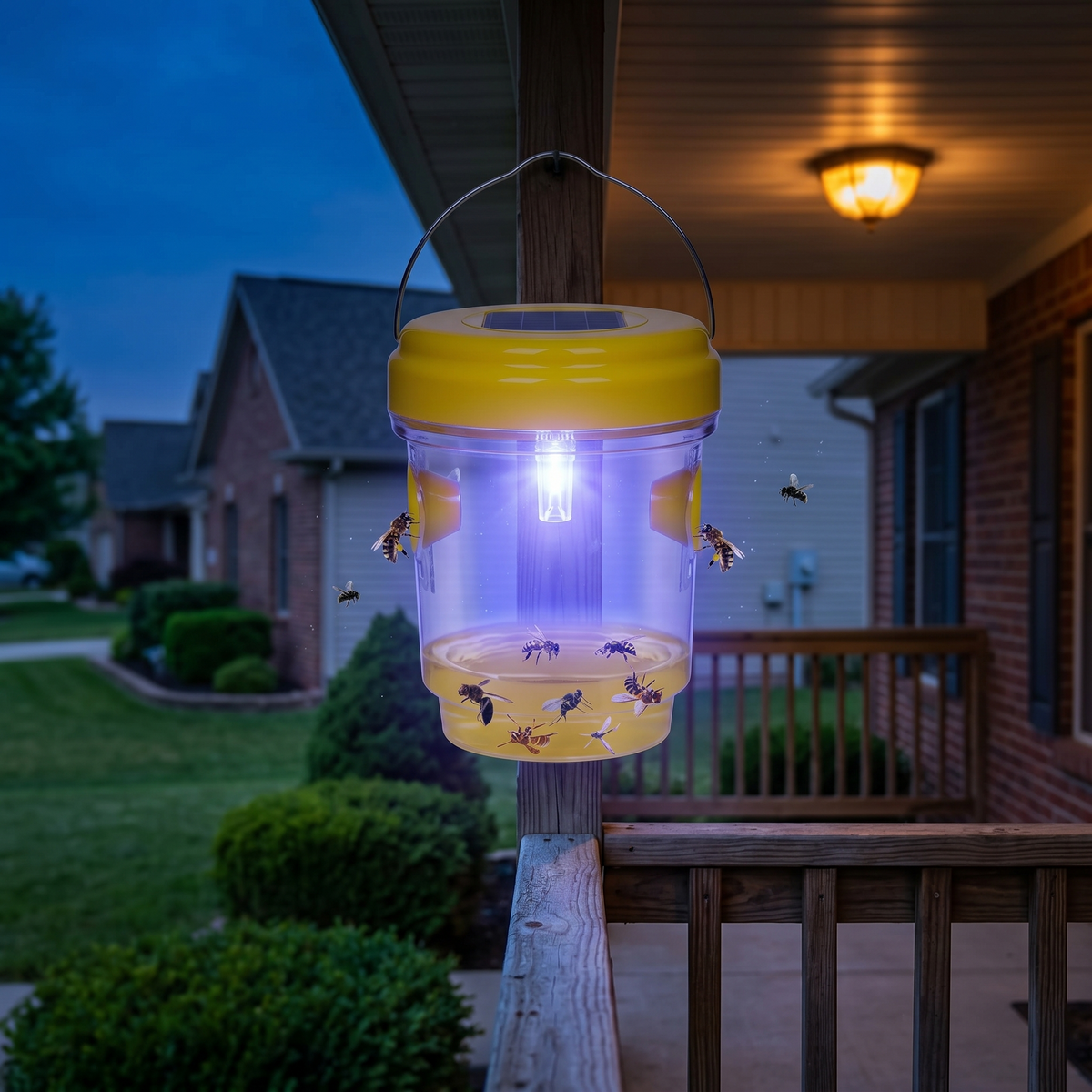Waspora – Solar Wasp Trap with LED (2-Pack)