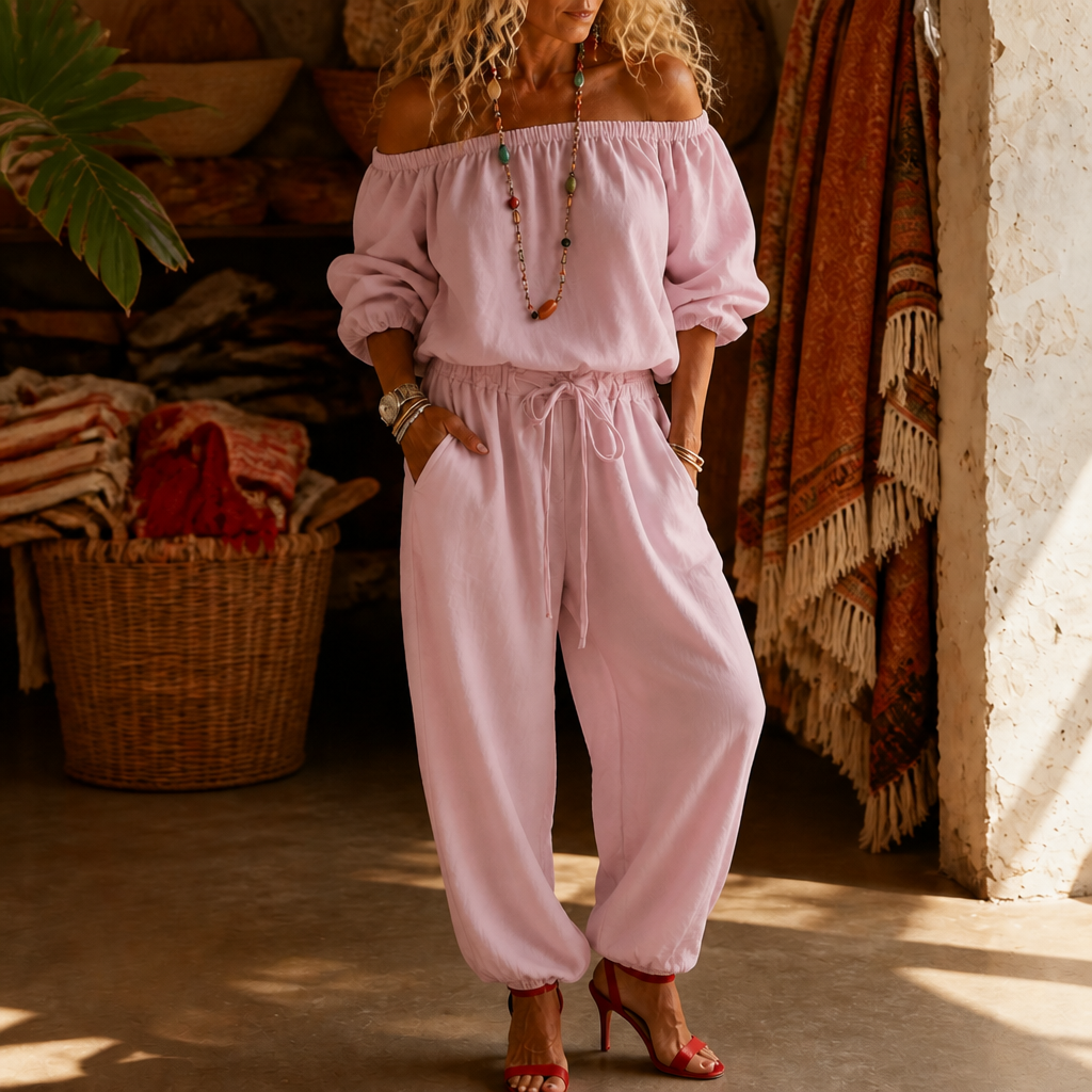 Wearbella – Off-Shoulder Jumpsuit That Skips The Styling