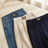 Belluna – Detachable Butterfly Waist Buckle for Loose Jeans