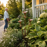 Lyralea – Calla Lily Garden Stake with Bell Chimes