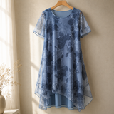 Florenza – Women's Layered Chiffon Floral Dress