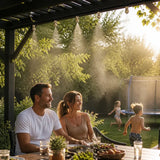 Mistara – Outdoor Patio Misting Cooling System with Brass Nozzles, 33ft