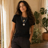 Solenya – Vintage Boho Layered Necklace with Tarot, Compass & Coin Pendants