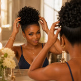 Curlova – Curly Drawstring Bun Hair Extension