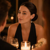 Papillore – Sparkling butterfly drop earrings, gold-tone cubic zirconia, delicate everyday elegance