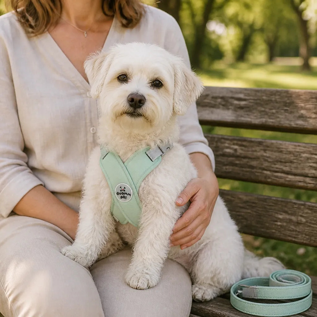 Pawlyn – X Frame No Pull Dog Harness and Leash Set for Small Breeds
