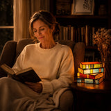 Lumira – Book Stack Table Lamp for Bedside & Reading Book