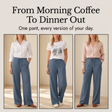 Linavia – Women's Breezy Wide-Leg Pants with Pockets