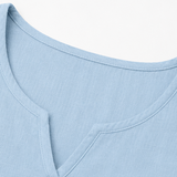 Linora – Ruffle Sleeve Linen-Look Two-Piece Summer Set