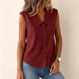 Linora – Women's Breezy Collared Summer Top