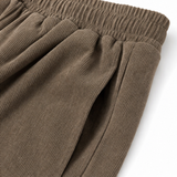 Lounella – Wide Leg Harem Pants with Elastic Waist and Deep Pockets