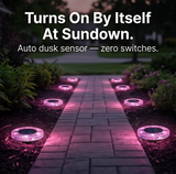 Glowmara – Decorative Mosaic Solar Path Lights
