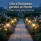 Lumivera – Vintage Hexagonal Solar Garden Light