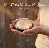 Lumora – Decorative Solar Fence Lights with Warm Scallop Glow (6-Pack)