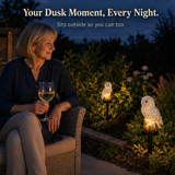 Lumora – Solar Owl Garden Light