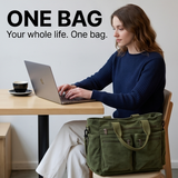 Lunavia – Corduroy Utility Tote with 6 Pockets