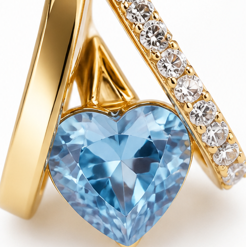Lunavia – V-Frame Heart Earrings