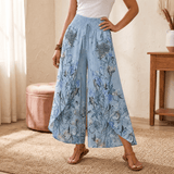 Lunavia – Women's Boho Floral Wide-Leg Pants