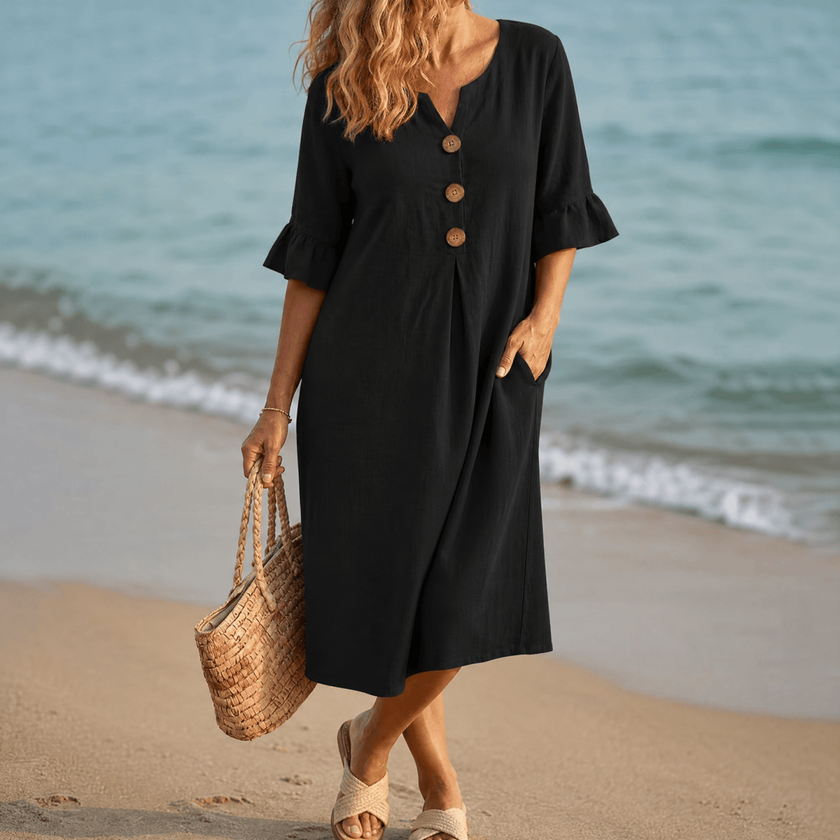 Lunavia – Women's Breezy Midi Dress