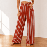 Lunavia – Women's High-Waist Wide-Leg Drape Trousers