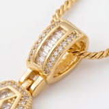 Luneria – Two-Piece Initial Pendant Necklace Set