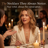 Luneria – Two-Piece Initial Pendant Necklace Set