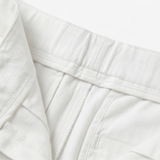 Lunessa – Button-Hem Cropped Cotton Pants