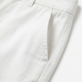 Lunessa – Button-Hem Cropped Cotton Pants