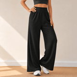 Lunessa – Women's High-Waist Wide-Leg Sweatpants