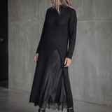 Lunette – Women’s Knitted Cardigan & Lace Camisole Set