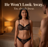 Luxette – Leopard lace push-up bra and panties set