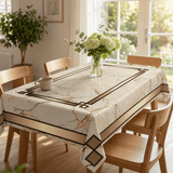 Marblara – Waterproof Gold Marble Tablecloth