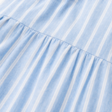 Marella – Sleeveless Striped Midi Dress with Pockets, Breezy Drop-Waist Summer Dress for Women