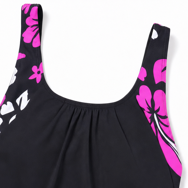 Marivelle – Tankini Swimsuit Set with Shorts for Women, Floral Print Two Piece