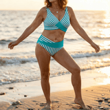 Marivelle – Women's Wrap-Front High-Waisted Bikini