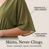 Mirabelle – Women's Flowing V-Neck Midi Dress