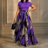 Mireya – Women's Bold Print Wide-Leg Two-Piece Set