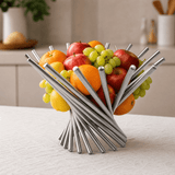 Nestelle – Elegant Stainless Steel Fruit Display Bowl