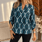 Teal-Black Geo