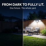 Northwall – 3-Head Solar Wall Light with Motion Sensor