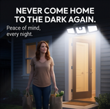Northwall – 3-Head Solar Wall Light with Motion Sensor