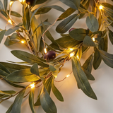 Olivelle – Warm-Glow Olive Wreath for Doors and Walls