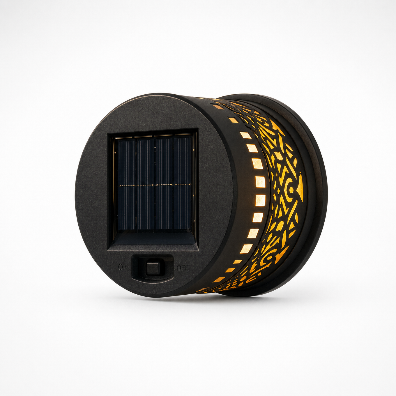 Veluna – Solar Mandala Projector Wall Light for Outdoor Garden Decor