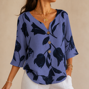 Navy on Dusty Blue