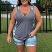 Gray Aztec