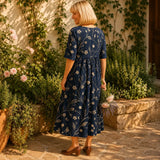 Florenza – Soft Touch Floral Maxi Dress for Women